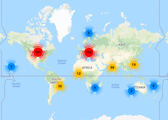 mapa do site coworking visa