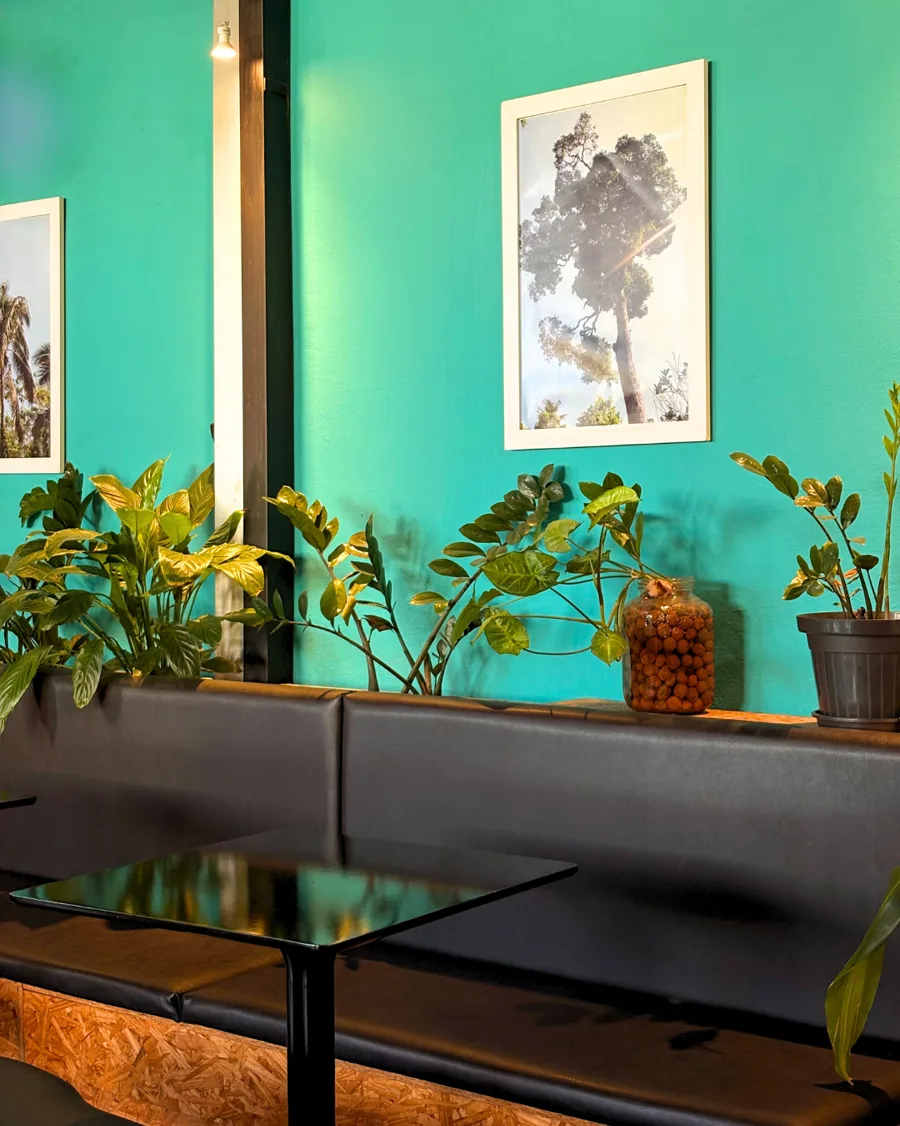 Detalhe de área comum da Aldeia Coworking