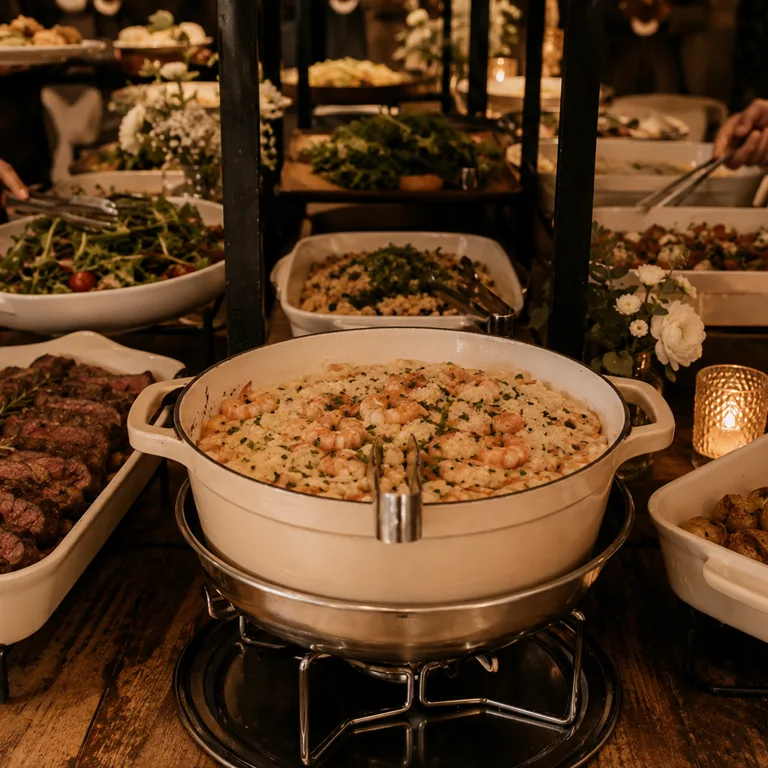 buffet para evento no restaurante OCA em Curitiba